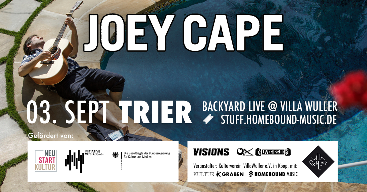 Joey Cape - Fr, 03.09.2021 - Backyard Live (VillaWuller) 